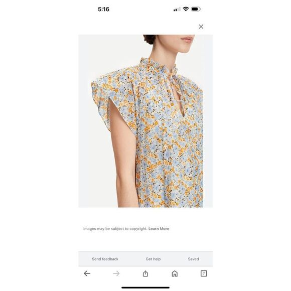 NWT Samsoe Samsoe Karookh Apricot Blossom Dress - Picture 4 of 9